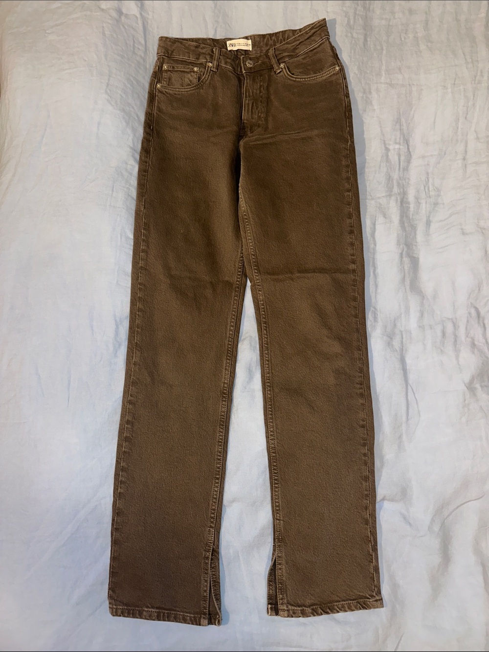 Zara straight leg jeans boot cut